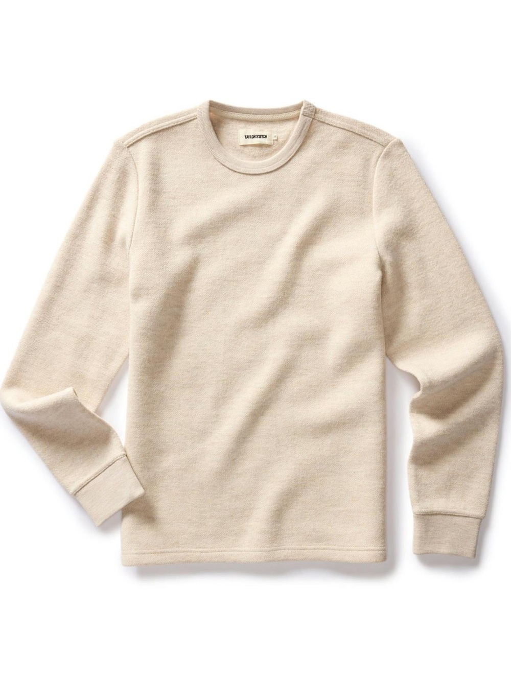 Taylor Stitch Men’s Cream Crewneck Sweater 46/XXL